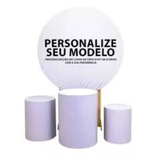 CONJUNTO DE TRÊS CAPAS DE CILINDRO PERSONALIZADO